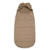 Akcesoria do wózków - Lodger Śpiworek do wózka polarowy zimowy beżowy Teddy Fleece Beige - miniaturka - grafika 1