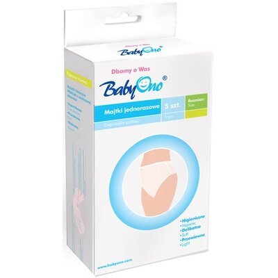 Babyono Majtki poporodowe jednorazowe rozmiar L