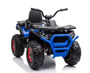 Import SUPER-TOYS SUPER-TOYS MEGA WIELKI QUAD AMORTYZATORY MIĘKKIE KOŁA PILOT WOLNY START XMX607  XMX-607-NIEBIESKI - Jeździki dla dzieci - miniaturka - grafika 1