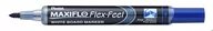 Markery do tablic - Marker tablic 1.0-5.0mm niebieski okrągły elastyczny Flex Feel Pentel - miniaturka - grafika 1