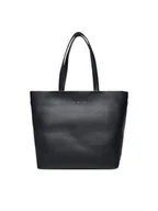 Torebki damskie - Tommy Hilfiger Torebka Th Logotape Tote AW0AW17693 Granatowy - miniaturka - grafika 1