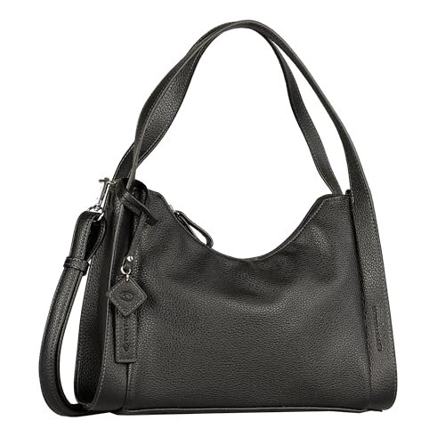 TOM TAILOR Aspen Hobo Bag damska torba na ramię, średnia, czarna, czarny, m
