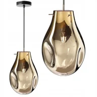 Lampy sufitowe - Lampa Sufitowa Wisząca Skandynawska Szkło - miniaturka - grafika 1