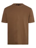 Koszulki męskie - Drykorn - T-shirt męski  Raphael, brązowy|zielony - miniaturka - grafika 1