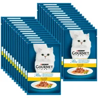 Mokra karma dla kotów - Purina Gourmet Perle Karma dla kotów mini fileciki w sosie z kurczakiem 26x85g - miniaturka - grafika 1