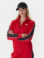 Bluzy damskie - Kappa Bluza 301PSC0 Czerwony Slim Fit - miniaturka - grafika 1