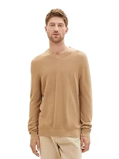 TOM TAILOR sweter męski, 32722 - Beach Sand Melange, XL - Swetry męskie - miniaturka - grafika 1