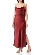 Sukienki - HUGO Damska sukienka Shift Flat, Dark Red605, 42 - miniaturka - grafika 1