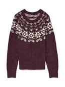 Swetry damskie - Vero Moda Sweter w kolorze bordowym - miniaturka - grafika 1