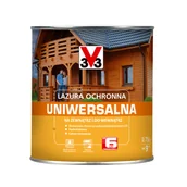 Farby i impregnaty do drewna - V33 Lazura ochronna uniwersalna Dąb Naturalny 0,75 l - miniaturka - grafika 1