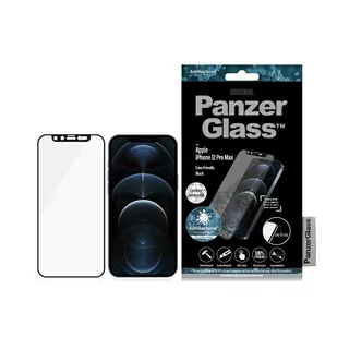 PanzerGlass Szkło antybakteryjne E2E M CF AB CamSlider Swarovski, iPhone 12 Pro Max, czarne 5711724027185 - Szkła hartowane na telefon - miniaturka - grafika 2