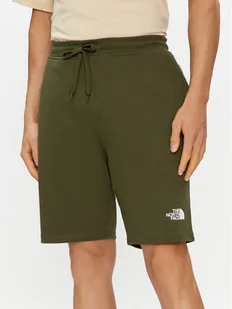 The North Face Szorty sportowe Graphic NF0A3S4F Zielony Regular Fit - Spodenki męskie - miniaturka - grafika 1