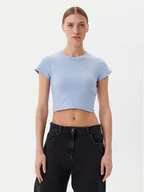 Koszulki i topy damskie - Element T-Shirt ELJKT00117 Niebieski Slim Fit - miniaturka - grafika 1