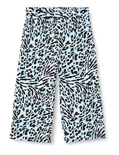 ICHI Damskie spodnie rekreacyjne IHKATE PA15, 201893/Little Boy Blue Leo Print, M, 201893/Little Boy Blue Leo Print, M - Spodnie damskie - miniaturka - grafika 1