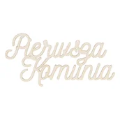 Scrapbooking - EKO-DECO, napis, Pierwsza Komunia, tekturowy - miniaturka - grafika 1