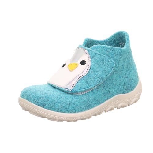 Superfit Chłopięce kapcie Happy Octi, Jasnoniebieski biały 8400, 3.5 UK Child Wide
