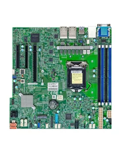 Supermicro super micro computer Motherboard Intel Xeon-E 2300 Rocket Lake E PentiumCPU Socket H5 - Płyty główne serwerowe - miniaturka - grafika 1