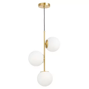 Lumina Deco Deco NOWOCZESNA LAMPA WISZĄCA MOSIĘŻNA STELVIO W3 LDP 6041-3 (MD) - Lampy sufitowe - miniaturka - grafika 1