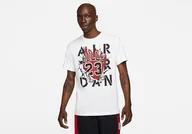 Koszulki męskie - Nike Air Jordan  Aj5 '85 Gfx Crew Tee White - miniaturka - grafika 1