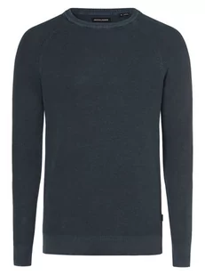 Jack & Jones - Sweter męski  Jjematt, niebieski - Swetry męskie - miniaturka - grafika 1