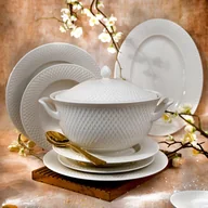 Serwisy obiadowe - Serwis obiadowy na 12 osób z wazą ECLAT - miniaturka - grafika 1