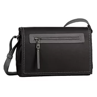 Torebki damskie - Gabor Damska torba Fortuna Flap Bag M no Zip, czarny - miniaturka - grafika 1