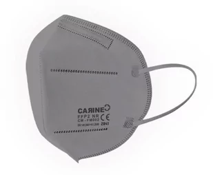 CARINE 10szt Maska półmaska filtrująca 5 warstwowa FFP2 NR CARINE FM002 GREY Szara CRM-P200 kategoria III wg Reg 2016/245 TOW017607 - Maseczki ochronne i antywirusowe - miniaturka - grafika 1