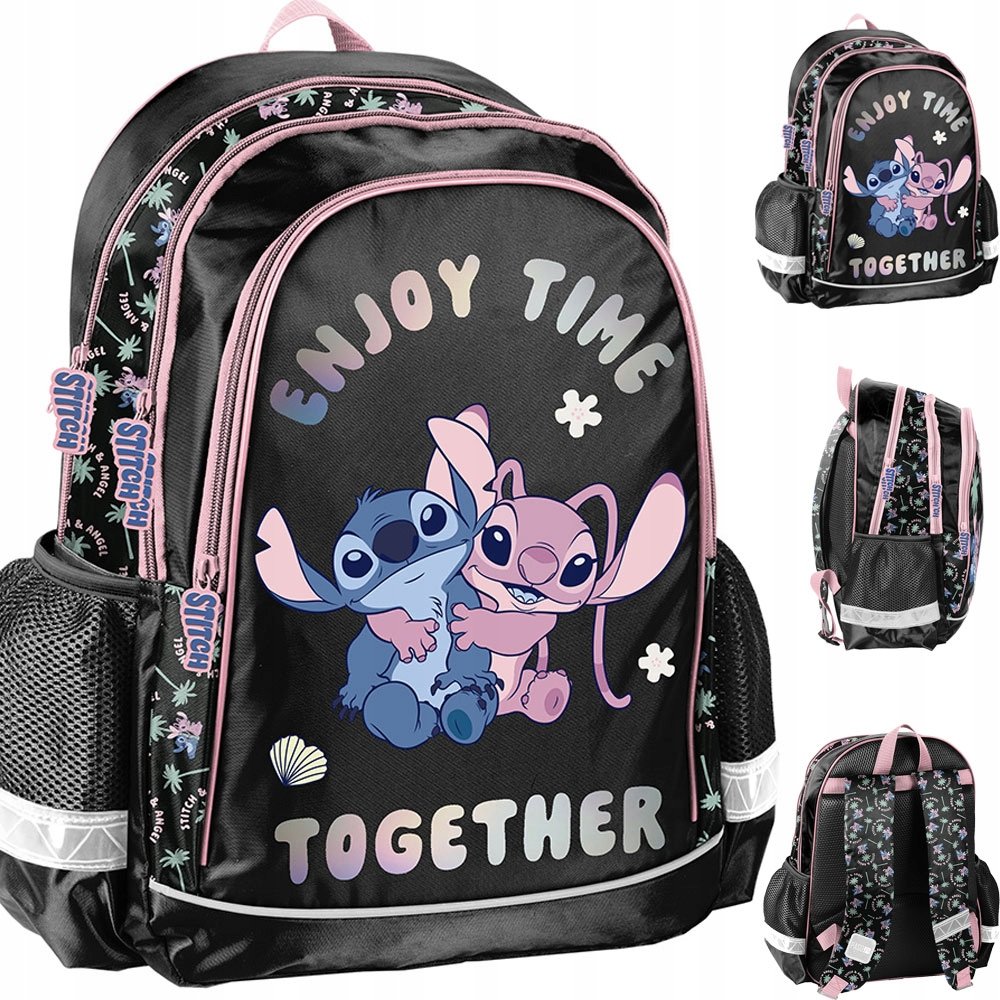 Plecak Szkolny Młodzieżowy Dla Dziewczynki Lilo & Stitch 22L Klasa 1-3 Paso