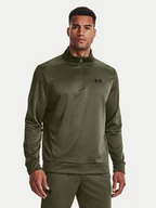 Bluzy męskie - Under Armour Bluza Armor Fleece 1373358 Zielony Regular Fit - miniaturka - grafika 1