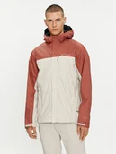 Odzież trekkingowa męska - Columbia Kurtka przeciwdeszczowa Pouring Adventure™ II 1760061 Beżowy Regular Fit - miniaturka - grafika 1