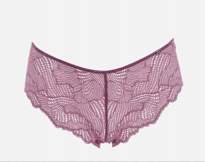 Calvin Klein Majtki Fioletowe Koronkowe Figi L 2a5d4_b* Tia