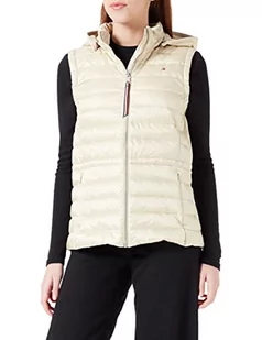 Tommy Hilfiger Damska kamizelka puchowa Lw, Lekkie drzewo sandałowe, XL - Kamizelki damskie - miniaturka - grafika 1