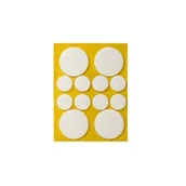 Zawiasy, okucia i inne akcesoria - Podkładka filcowa samoprzylepna mix biały Ø4 x 38,4 x 20 1 sztuka ANDPOL - miniaturka - grafika 1