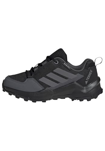 adidas Uniseks - dzieci Terrex Ax4R RAIN.RDY Hiking Shoes Kids, Core Black/Grey Four/Grey Six, 35.5 EU