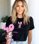 Koszulki i topy damskie - damska koszulka na 40 urodziny - miniaturka - grafika 1