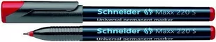 Schneider FOLIOPIS PERM. MAXX 220S 0,4mm CZERWONY - Markery permanentne - miniaturka - grafika 1