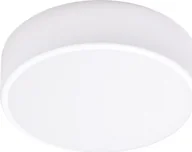 Lampy sufitowe - Lampa sufitowa Orno OVO plafon 2xE27 z mikrofalowym czujnikiem ruchu, 2x24W, biała stal, klosz szklany matowy, IP20, ? 300 - miniaturka - grafika 1