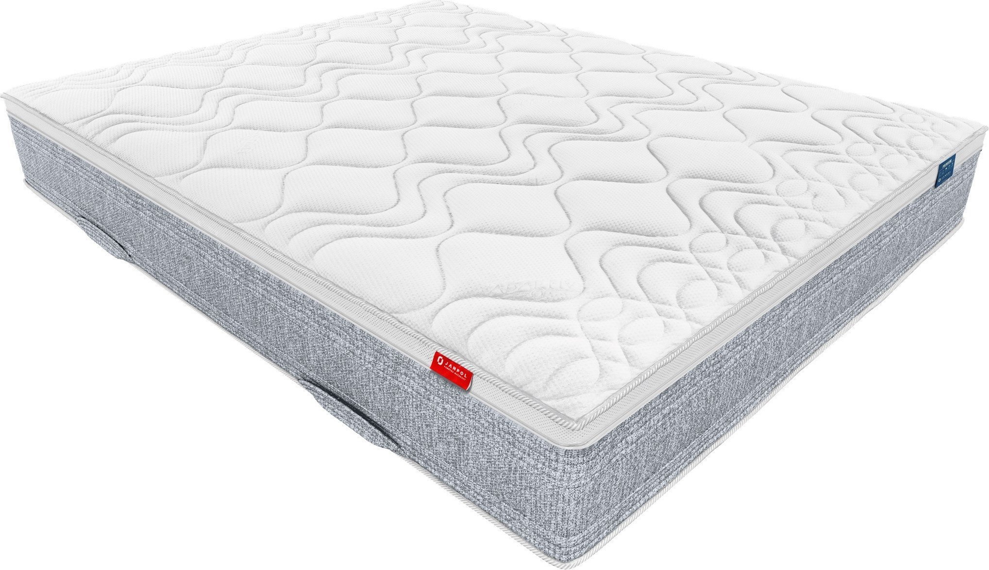 Materac Jan Janpol kieszeniowy ROZMIAR: 80x200 cm, POKROWIEC: Adaptive Grey