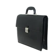 Teczki i aktówki - Elegancka teczka aktówka z naturalnej skóry licowej - miniaturka - grafika 1