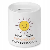 Skarbonki - Skarbonka Dla Logopedy na Urodziny na Prezent z Nadrukiem ze Zdjęciem + Opakowanie na prezent (wzór 03) - miniaturka - grafika 1