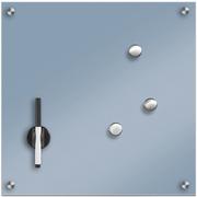 Tablice i flipcharty - Zeller Szklana tablica magnetyczna MEMO jasnoniebieski + 3 magnesy 40x40 cm ZELLER B071WRK94D - miniaturka - grafika 1