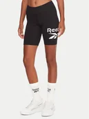 Spodenki damskie - Reebok Kolarki RK25161CCW Czarny Slim Fit - miniaturka - grafika 1