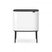 Brabantia Kosz na śmieci Bo Touch Bin 11 l + 23 l biały 313547