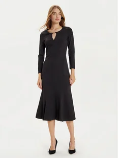 Rinascimento Sukienka koktajlowa CFC0121444003 Czarny Regular Fit - Sukienki - miniaturka - grafika 1