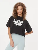 Koszulki i topy damskie - Reebok T-Shirt Classics Big Logo IL4636 Czarny Regular Fit - miniaturka - grafika 1