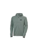 Bluzy męskie - Bluza żeglarska HELLY HANSEN HP TECH SWEAT FZ HOO szara L - miniaturka - grafika 1