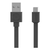 Listwy zasilające - Allocacoc allocacoc USBcable microUSB Flat szary 10452GY/USBMBC - miniaturka - grafika 1