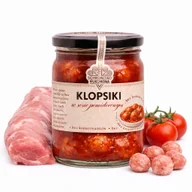Szybkie dania obiadowe - Klopsiki z Polędwiczki w Sosie Pomidorowym, 400g - Schronisko Bukowina, Jakość Restauracyjna, Bez Konserwantów - miniaturka - grafika 1