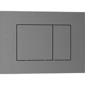 Przyciski spłukujące - Mexen Tex 02 przycisk spłukujący, gun gray szczotkowany - 6102-12 - miniaturka - grafika 1