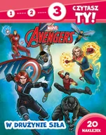 Książki edukacyjne - 1, 2, 3, czytasz ty! Poziom 3. W drużynie siła. Marvel Avengers - miniaturka - grafika 1